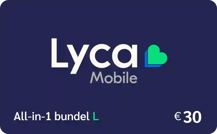 Lycamobile All in One Large 30 Euro