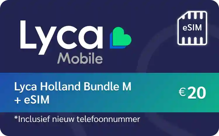 Lyca eSIM + Holland Bundle M €20