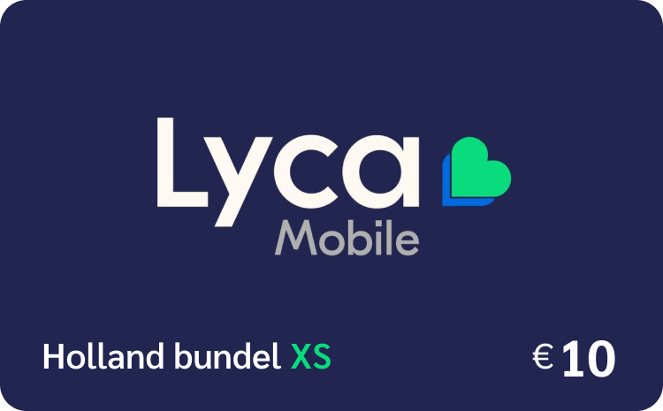 Lycamobile Holland Bundel XS €10