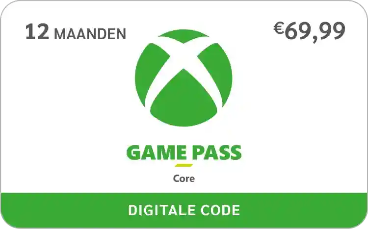 XBOX game pass Core 12 maanden