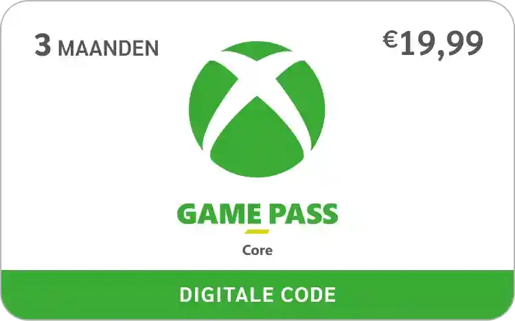 XBOX Game Pass Core 3 maanden
