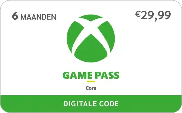 XBOX Game Pass Core 6 maanden