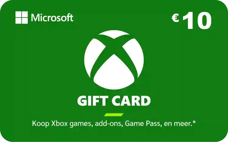 Xbox cadeaukaart 10 euro