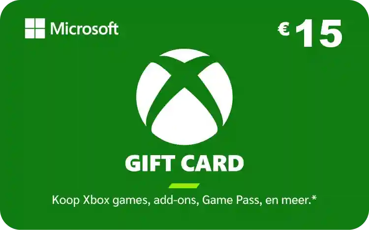 Xbox cadeaukaart 15 euro