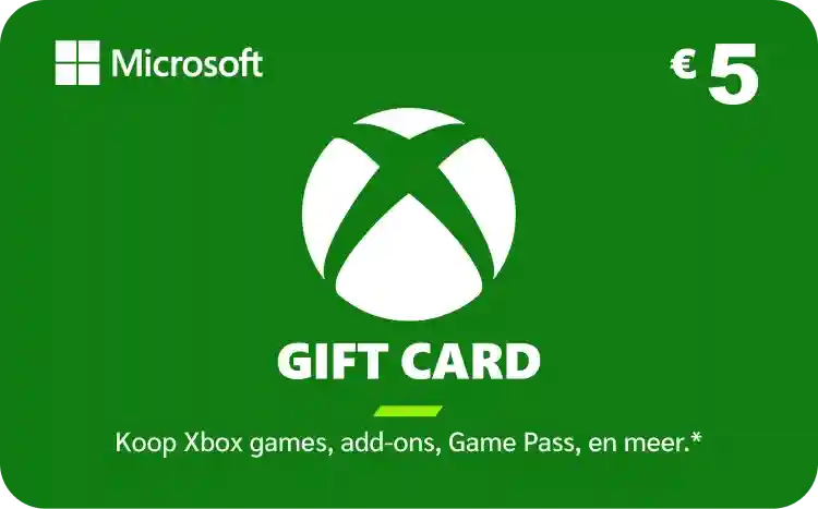 Xbox cadeaukaart 5 euro