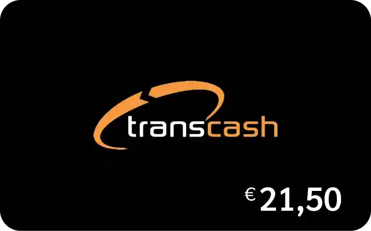 Transcash 21,50 euro